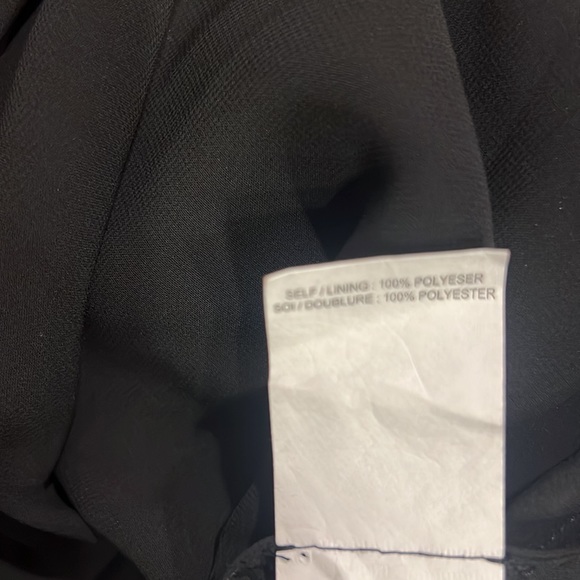 Ramy Brook Black Desiree V-neck Metallic Polka Dot Applique Dress - Picture 10 of 10